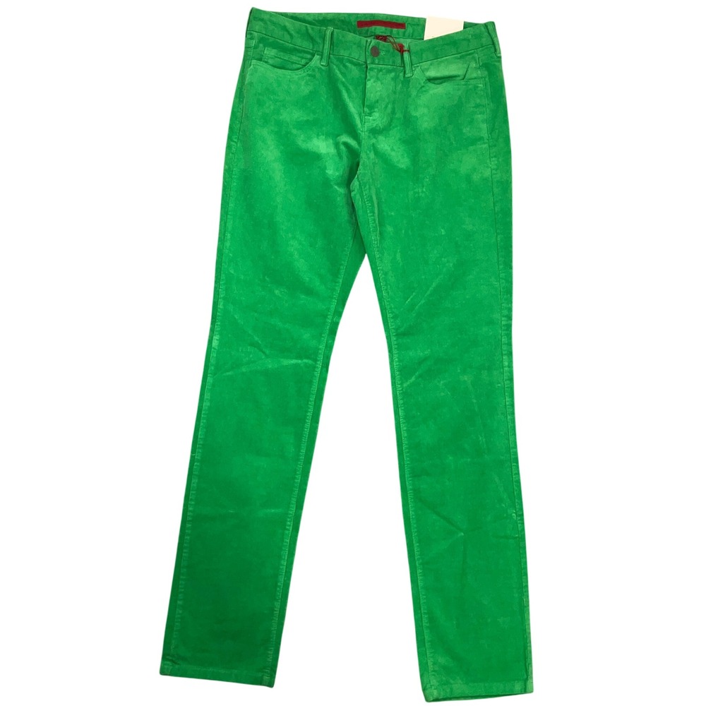 Banana Republic Corduroy Pants Women 10 Kelly Green Limited Skinny Holiday